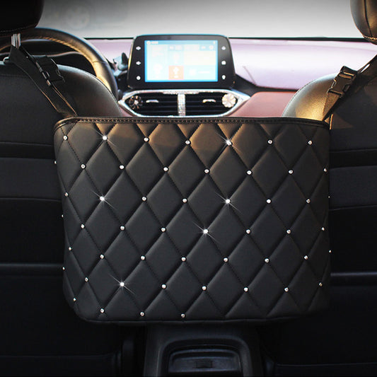 Car Storage Bag Handbag Holder Car Seat Storage Organizer Handbag Holder Auto Interior Stowing Tidying Car Middle Organizer - NOMAN STORE LLC