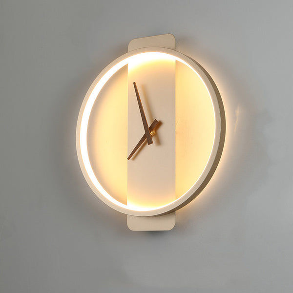 Nordic Wall Lamp Bedroom Bedside Lamp Clock Modeling Lamp 1622877271024
