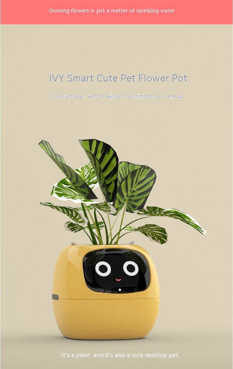 Smart Planter Endless Fun Over 49 Rich Expressions 7 Smart Sensors And AI Chips Make Raising Plants Easy And Fun - NOMAN STORE LLC