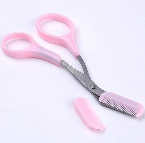 Beauty tools eyebrow scissors with eyebrow comb 1759653965469