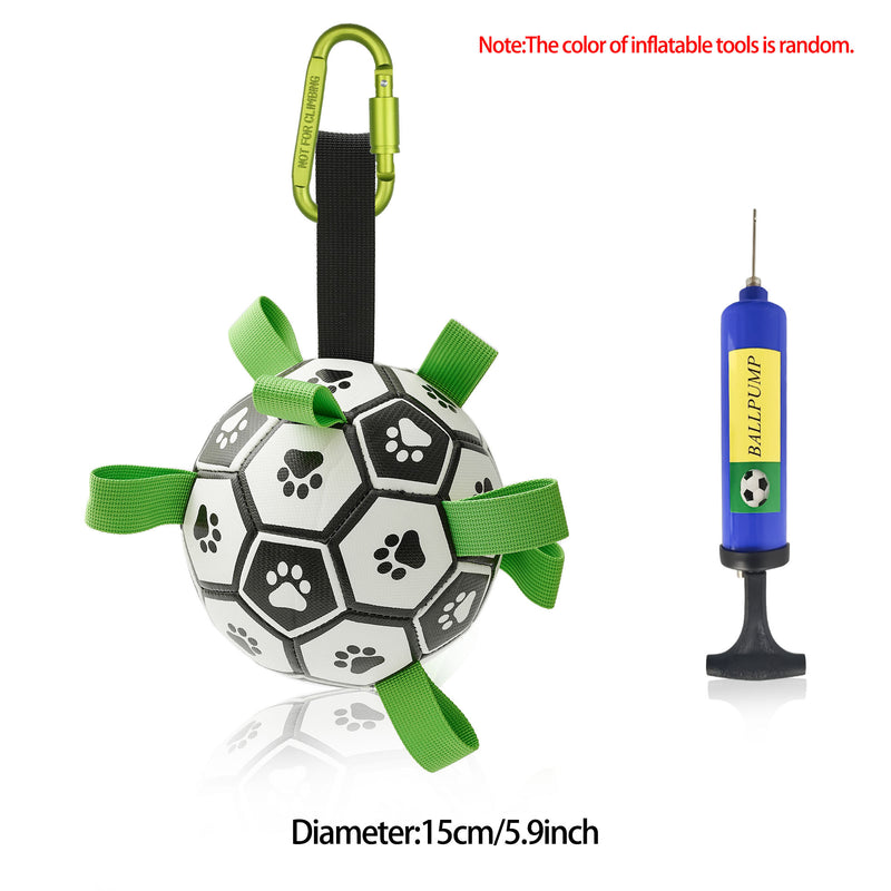 Interactive Dog Football Toy Soccer Ball Inflated Training Toy For Dogs Outdoor Border Collie Balls For Large Dogs Pet Supplies 1801090984617185280