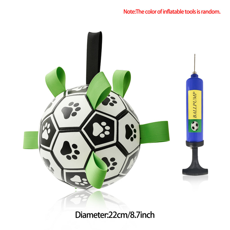Interactive Dog Football Toy Soccer Ball Inflated Training Toy For Dogs Outdoor Border Collie Balls For Large Dogs Pet Supplies 1801091026950295552