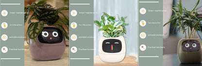 Smart Planter Endless Fun Over 49 Rich Expressions 7 Smart Sensors And AI Chips Make Raising Plants Easy And Fun - NOMAN STORE LLC