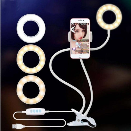 LED Selfie Ring Light for Live Adjustable Makeup Light-8cm Stand 183c1ce1-c778-4b19-ba77-69d842a72b1c