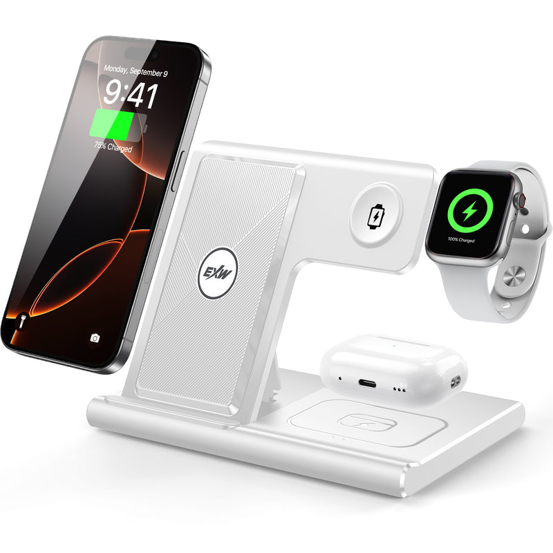 3 In 1 Wireless Charging Sation For Multiple Devices 15W Fast Charging Stand 1892520708102426624