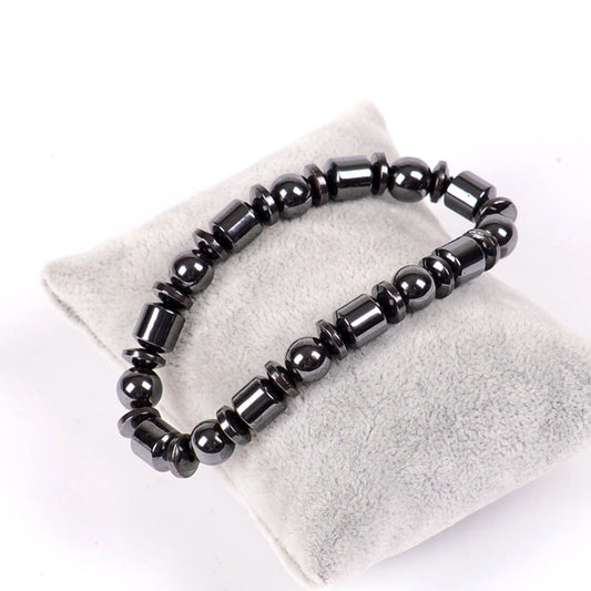 Weight Loss Magnet Bracelets For Women Men Pentagram Stone Magnetic Therapy Bracelets Pain Relief Slimming Health Jewelry - NOMAN STORE LLC