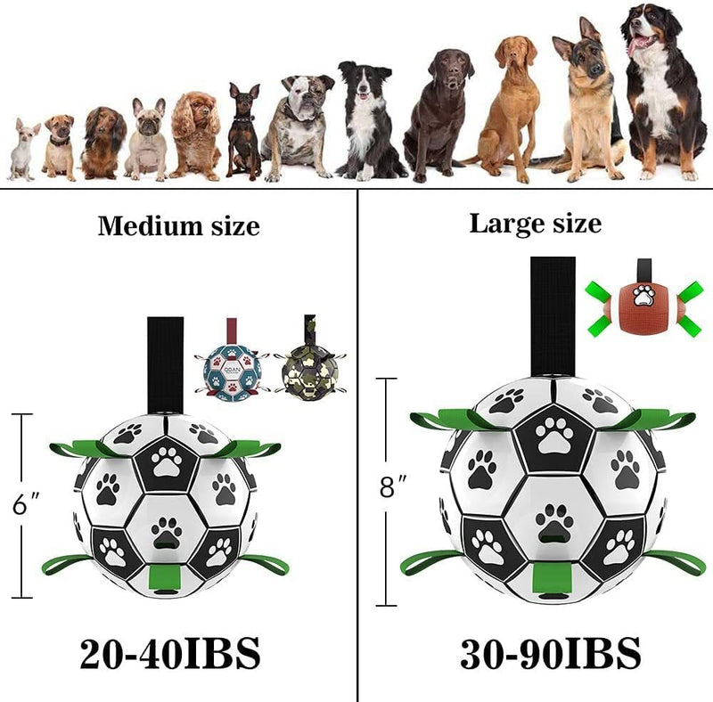 Interactive Dog Football Toy Soccer Ball Inflated Training Toy For Dogs Outdoor Border Collie Balls For Large Dogs Pet Supplies 1929813734025596928
