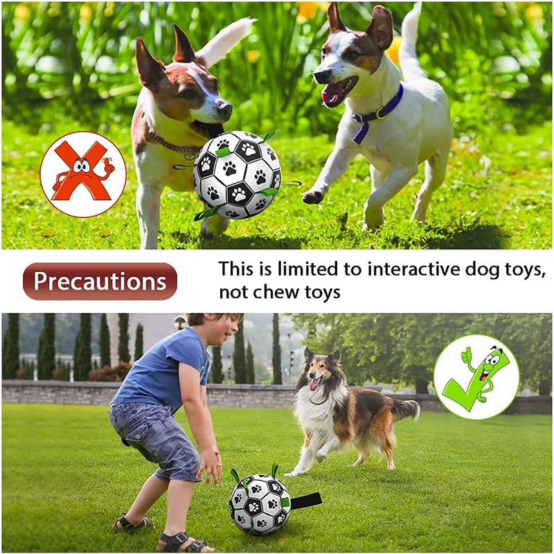 Interactive Dog Football Toy Soccer Ball Inflated Training Toy For Dogs Outdoor Border Collie Balls For Large Dogs Pet Supplies 1929813737452343296