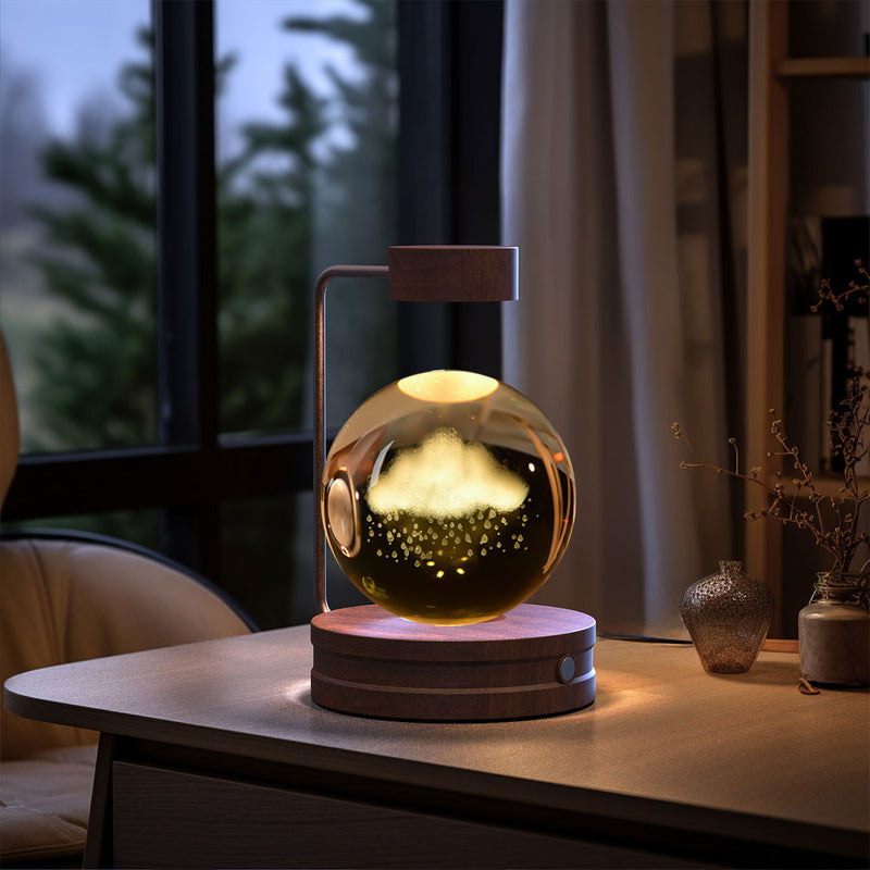 Crystal Ball Cosmic Dinosaur Indoor Night Light USB Power Warm Bedside Light Birthday Gift Night Lamp 19475175-ed54-49f6-bb9e-5eb7c12f7806