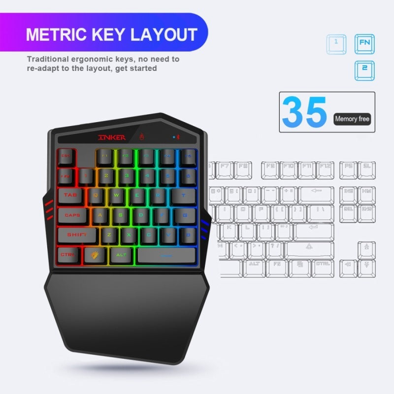Gaming Keyboard Throne One Mouse Set 1955528169080