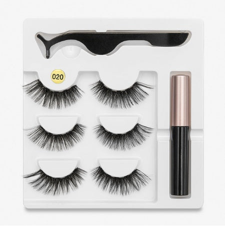A Pair Of False Eyelashes With Magnets In Fashion 1974617059299