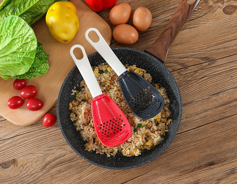 Multifunctional Slotted Spoon Grinding Cooking Spoon Mashed Auxiliary Food Ginger Garlic Spoon Press Potatoe Stir-frying Spatula Kitchen Gadget 1c9b9df3-0b55-4d7c-8986-d22f7425fef7