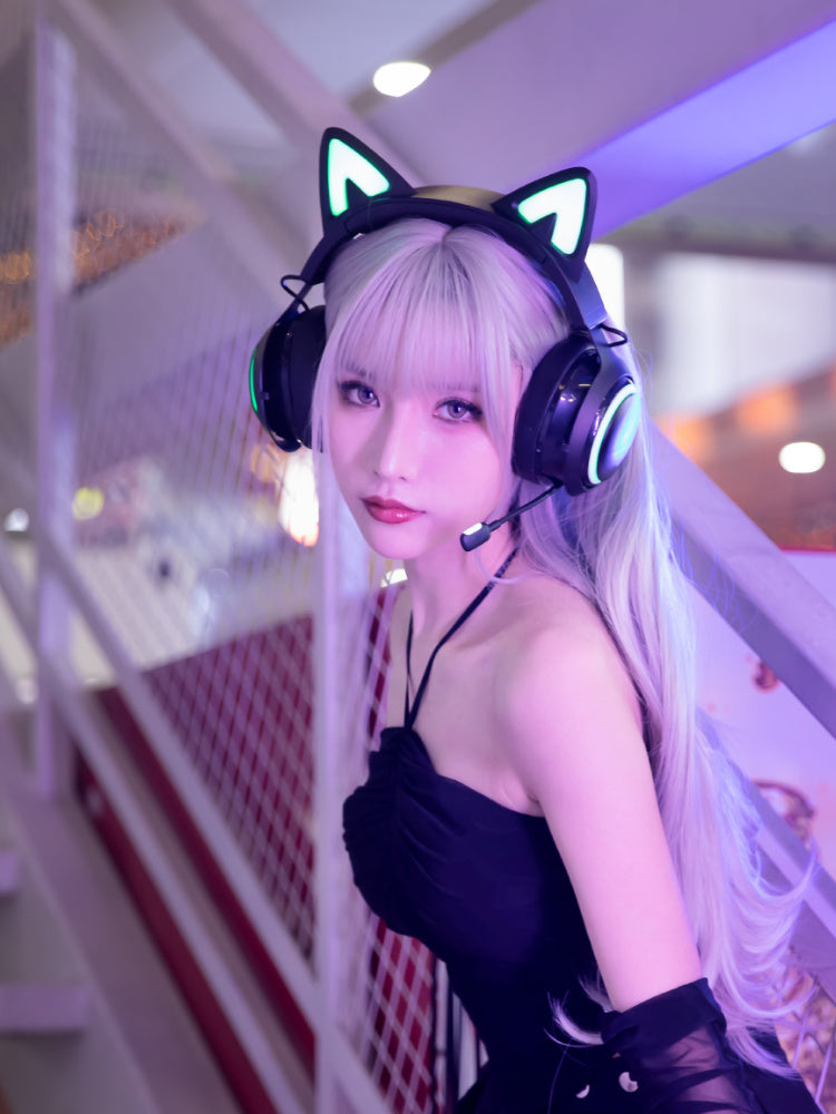 Net Red Same Style Luminous Cat Ear Headphones 1deb1fbd-e384-4045-95d5-7dc16ec860e9