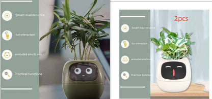 Smart Planter Endless Fun Over 49 Rich Expressions 7 Smart Sensors And AI Chips Make Raising Plants Easy And Fun - NOMAN STORE LLC
