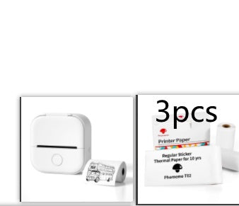 Portable Mini Thermal Label Printer Home Photo Printer Student Wrong Question Printer Bluetooth-compatible Mini Label Printer Price Tag 1e6592d1-10d7-43d9-a2a6-411cd7793a74