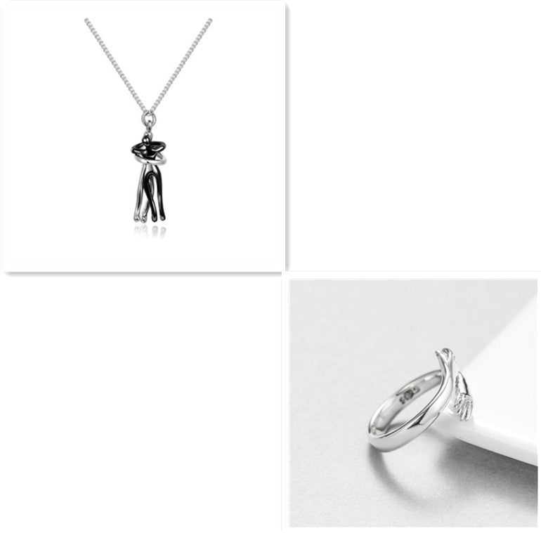 Love Hug Necklace Unisex Men Women Couple Jewelry Simple Temperament Clavicle Chain Valentines Day Lover Gift 1e927255-a3a5-4e5e-bbdc-6fcba79fabe2