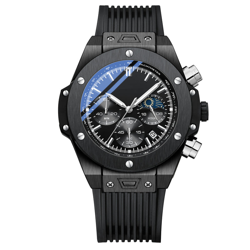 Men's Silicone Strap Quartz Watch 1ec95769-989b-4a4f-b021-b8c37f38d74a