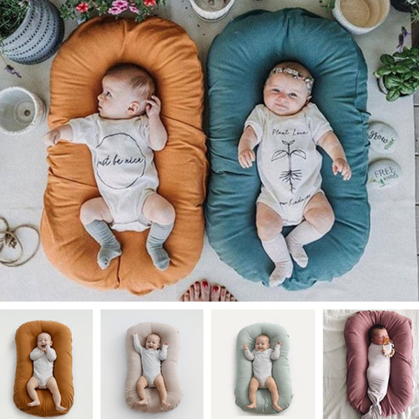 Baby Nest Bed Crib Newborn Baby Nest Cot Cribs Infant Portable Cotton Crib Travel Cradle Cushion 203270045096