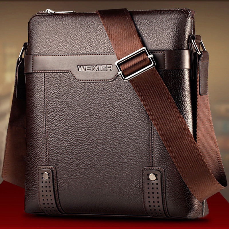 Fashion PU Leather Men Messenger Bags 2073987769140