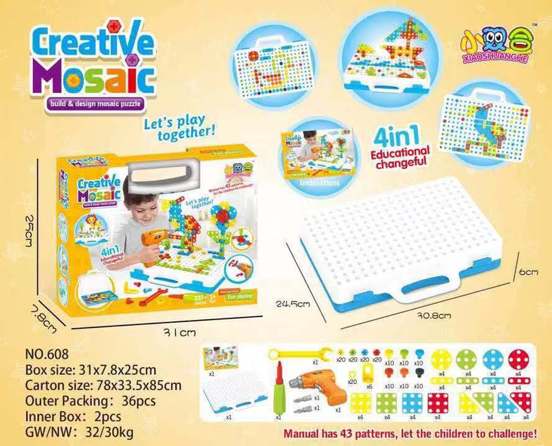Creative Building Kits Educational Blocks Sets 2081849828161
