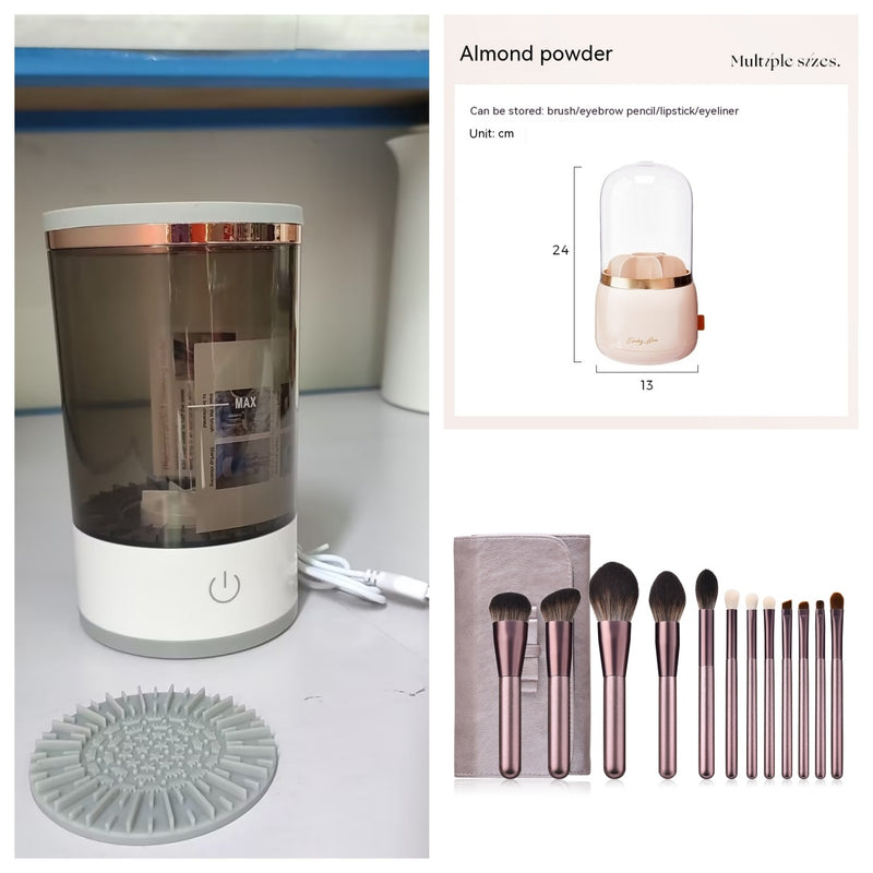 Women Eye Shadow Brush Cleaning Tool Portable Electric Makeup Brush Cleaner Machine With USB Charging Automatic Cosmetic Brush 219b7f04-93b3-4b07-a69e-213dcb8c8a5a