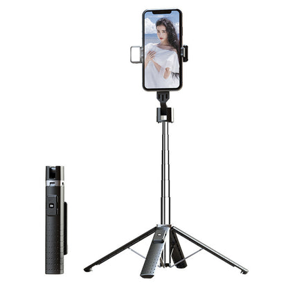 Quadrupod Double Fill Light Mobile Phone Bluetooth-compatible Selfie Stick - NOMAN STORE LLC