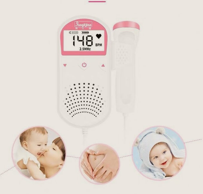 Fetal Heart Rate Monitor Home Pregnancy Baby Fetal Sound Heart Rate Detector 2256488816779