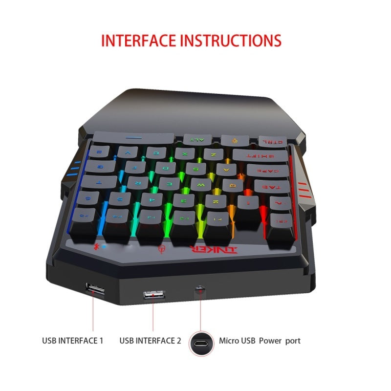 Gaming Keyboard Throne One Mouse Set 2259171972983