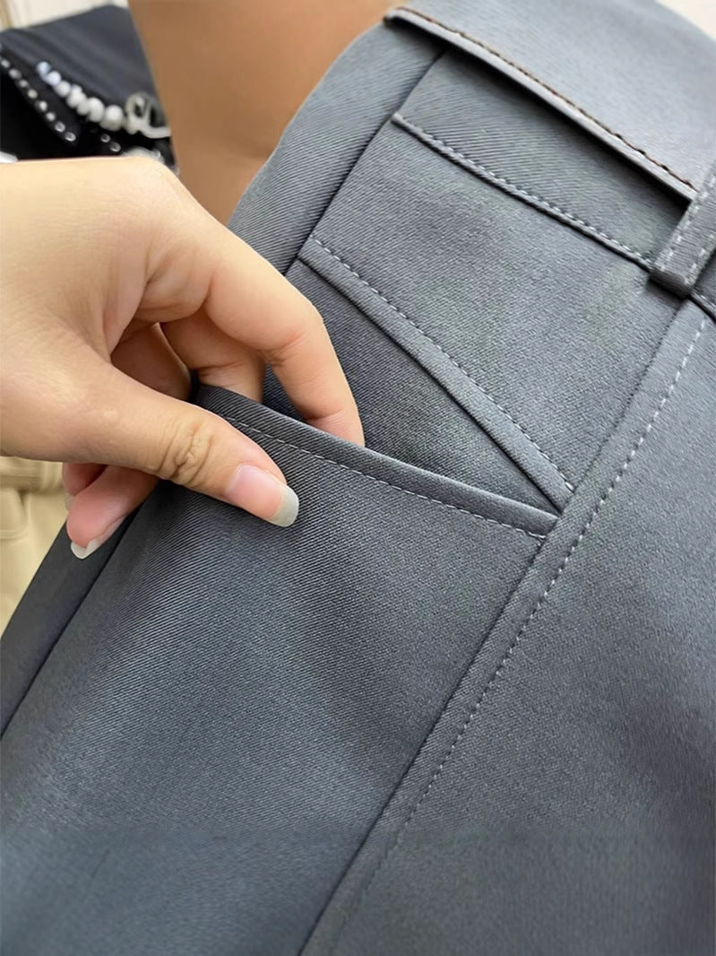Fashionable Elegant Slimming High Waist Black Casual Shorts 2279ff82-1069-41d6-a480-e286aaff3425