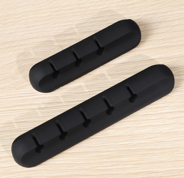 Silicone USB Cable Winder Desktop Cable Organizer Management Multipurpose Clips Cables Protector For Wired Headphones 2286970762448