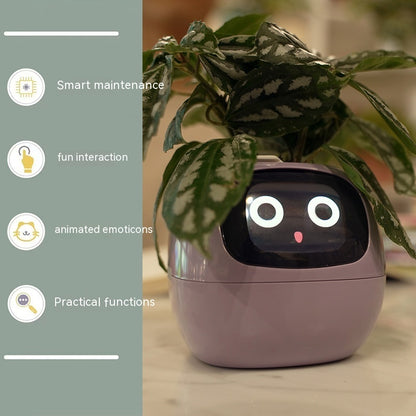 Smart Planter Endless Fun Over 49 Rich Expressions 7 Smart Sensors And AI Chips Make Raising Plants Easy And Fun - NOMAN STORE LLC