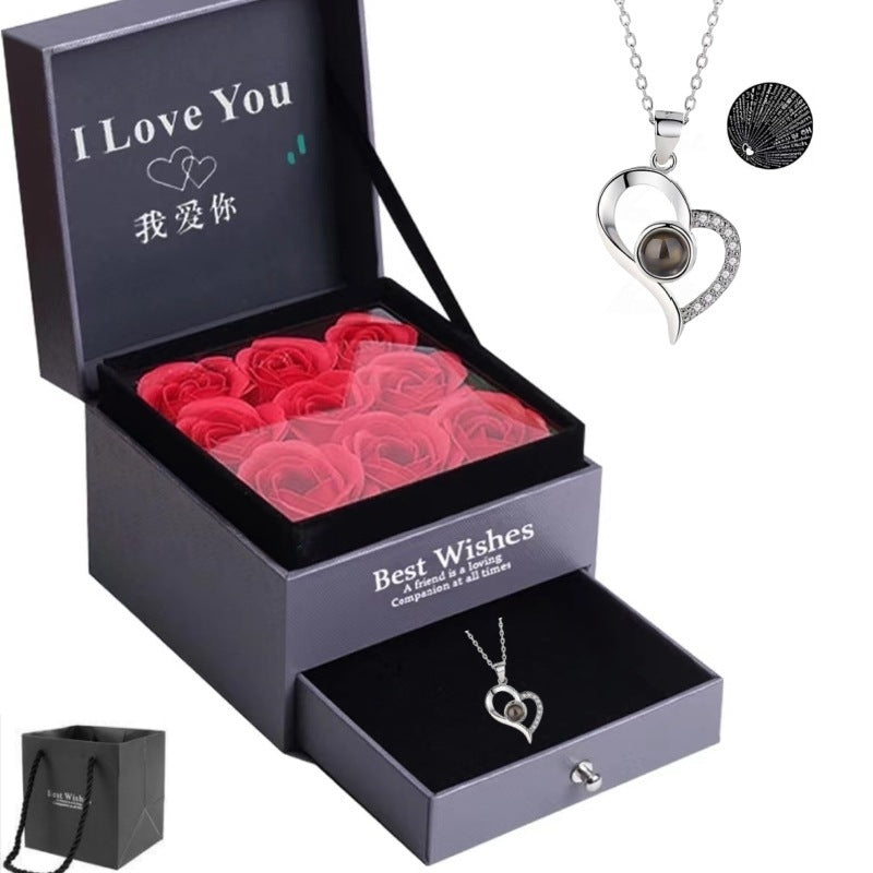 100 Languages I Love You Projection Necklace 22ecd322-50c8-4a2a-bded-4b517ce90c32