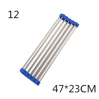 Folding Kitchen Drain Sink Rack Stainless Steel 22ffa787-0410-41d0-b162-0bb2d3ce62c8