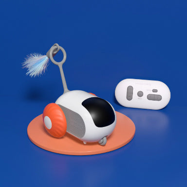 Remote Control Interactive Cat Car Toy USB Charging Chasing Automatic Self-moving Remote Smart Control Car Interactive Cat Toy Pet Products 23719ec1-ef7d-4b47-9815-363bac8d4cd3