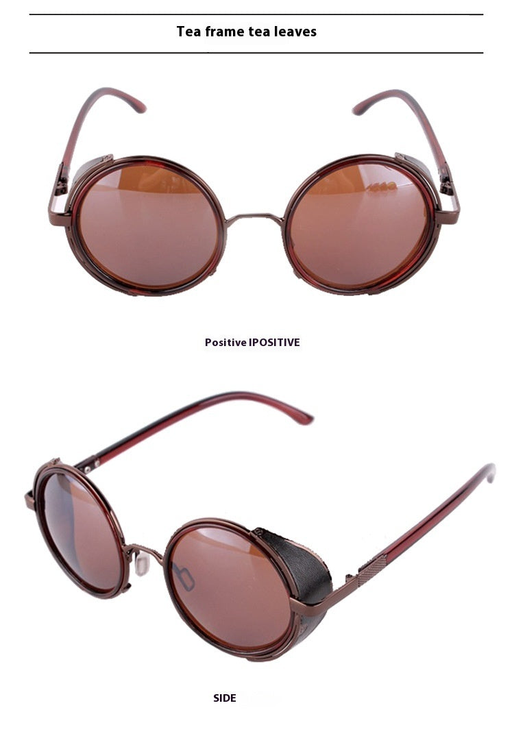 Round Retro Sunglasses Fashion UV Protection Sunglasses 23e64a19-8d02-4009-8294-11331425dcd7_trans