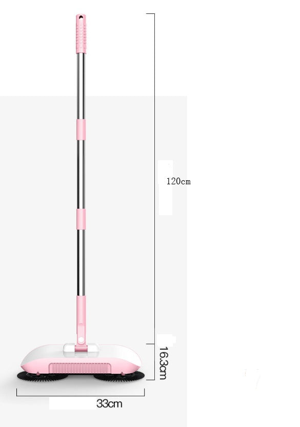 Hand Push Sweeper Household Broom Dustpan Mop Floor All-in-one Machine Gift Mop Sweeper 2429535414299