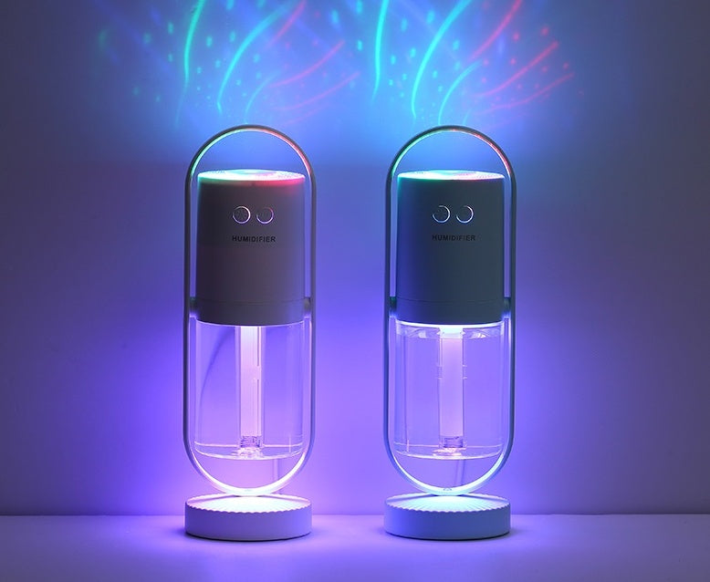 Magic Shadow USB Air Humidifier For Home With Projection Night Lights Ultrasonic Car Mist Maker Mini Office Air Purifier 2450035440029