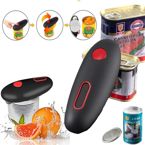 Electric Can Opener Automatic Jar Bottle Can Machine One Touch Portable Kitchen Hand Free Opening Opener Tool Gadgets 24537a78-347e-485a-8c6c-ed159f15091b