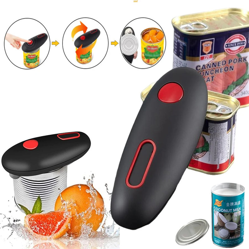 Electric Can Opener Automatic Jar Bottle Can Machine One Touch Portable Kitchen Hand Free Opening Opener Tool Gadgets 24537a78-347e-485a-8c6c-ed159f15091b