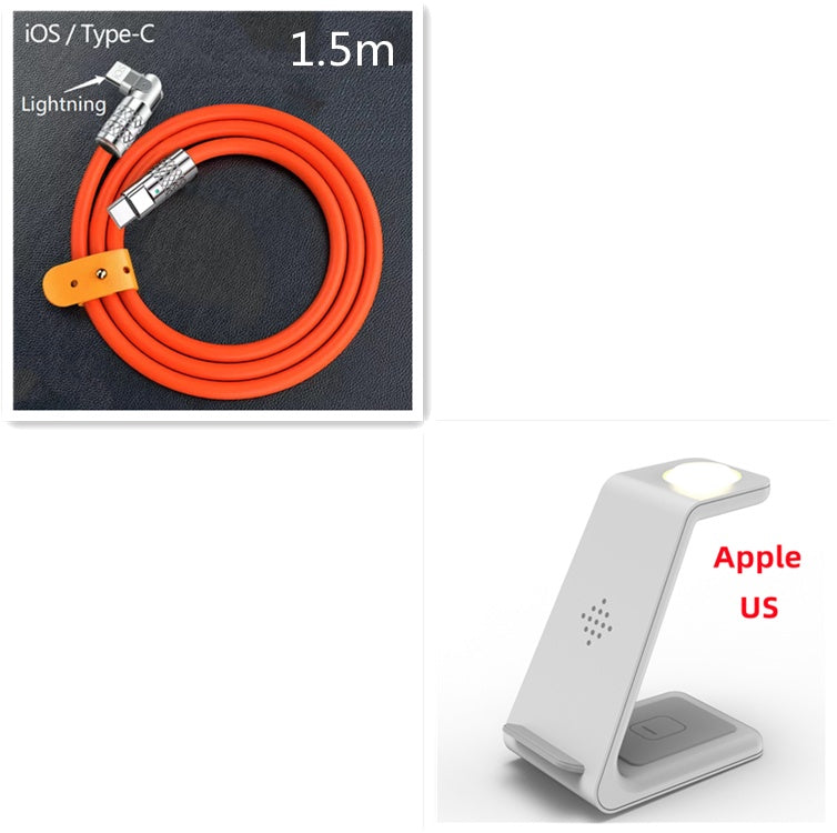 3 In 1 Fast Charging Station Wireless Charger Stand Wireless Quick Charge Dock For Phone Holder 24ec5221-a035-4b0f-a8b8-6f318bcee93a