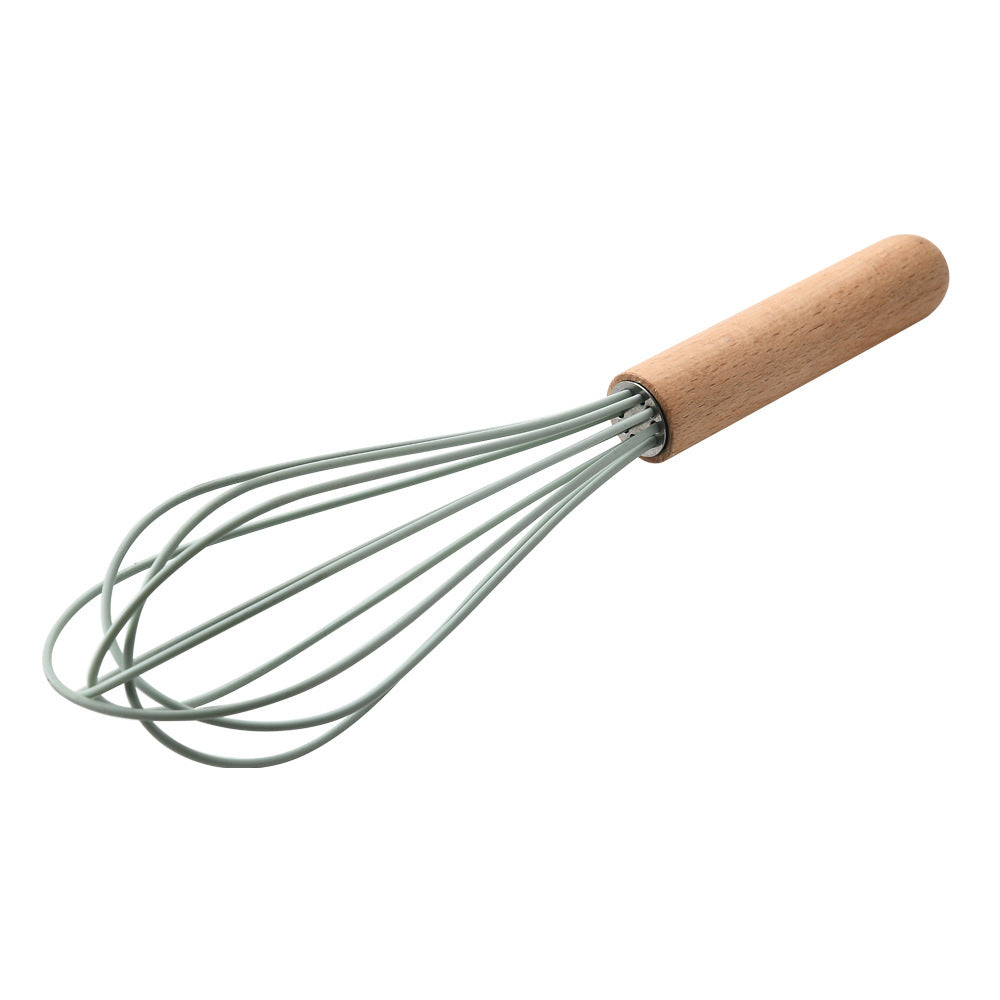 Silicone Kitchenware With Wooden Handle - NOMAN STORE LLC