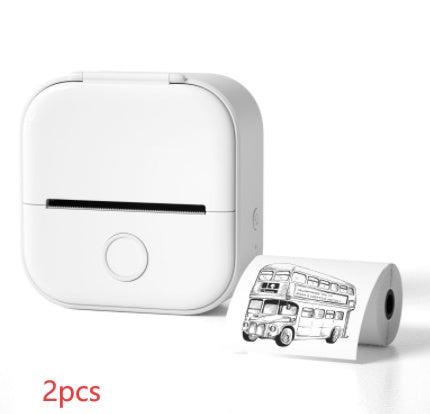 Portable Mini Thermal Label Printer Home Photo Printer Student Wrong Question Printer Bluetooth-compatible Mini Label Printer Price Tag 2661e8ac-582a-4267-82f2-98d53503f1ec