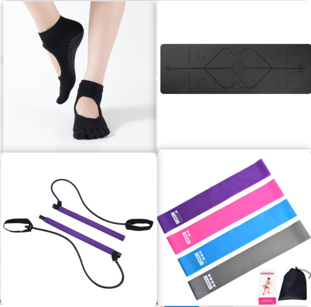 Non Slip TPE Yoga Mat Position Line Beginner 26ee2358-8a33-44cf-b028-0929d84dd471