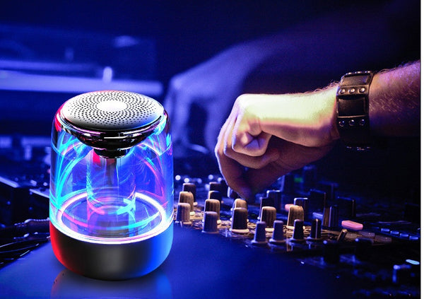 Portable Speakers Bluetooth Column Wireless Bluetooth Speaker Powerful Bass Radio with Variable Color LED Light 2737792467531