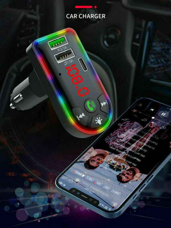 Car Bluetooth 5.0 MP3 Player FM Transmitter Radio 3.1A Fast Charger Adapter Lots 2779c608-718c-4f65-bfd9-3c2d7babfcdb