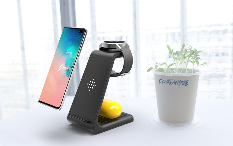 3 In 1 Fast Charging Station Wireless Charger Stand Wireless Quick Charge Dock For Phone Holder 2831368405003