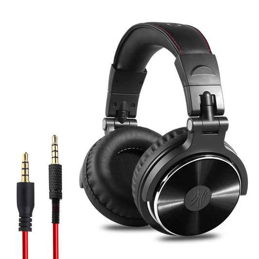 Wired headphones with large earmuffs - NOMAN STORE LLC