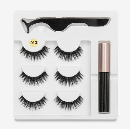 A Pair Of False Eyelashes With Magnets In Fashion 2916929876142