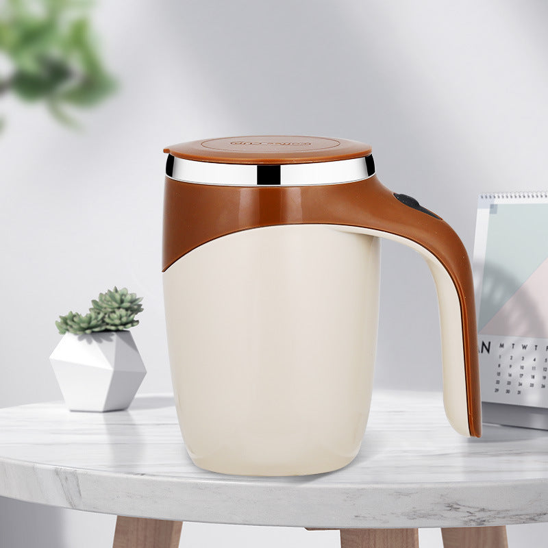 Rechargeable Model Automatic Stirring Cup Coffee Cup High Value Electric Stirring Cup Lazy Milkshake Rotating Magnetic Water Cup 2919878172719
