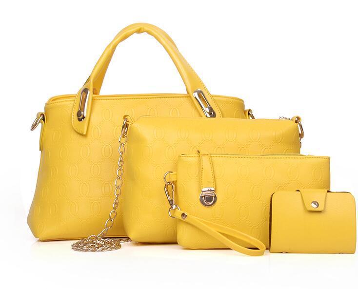 new Korean fashion handbags embossed four piece ladies bag shoulder diagonal handbag 2938213403_1047705980